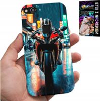 ETUI DO HUAWEI P9 LITE 2016 - MOTOR, MOTOCYKLE JEDNOŚLAD WZORY + FOLIA