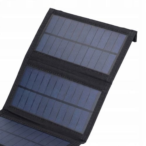 ŁADOWARKA SOLARNA DO TELEFONU 20W SKŁADANY PANEL SŁONECZNY USB IP65 na Arena.pl