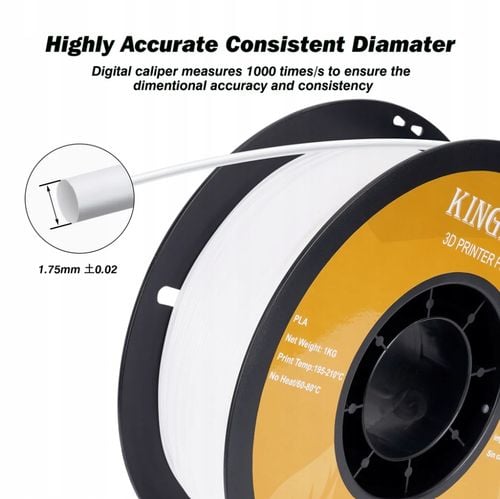 Filament 3D KINGROON Biały PLA 1 kg na Arena.pl