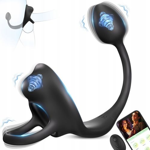 Męski masażer prostaty APP Pierścień wibrujący na Arena.pl