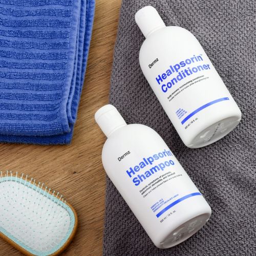 Healpsorin Dermz Szampon do Włosów 500 ml Łuszczyca ŁZS AZS Skóra Wrażliwa na Arena.pl