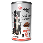 TUF TUF puszka kawałki mięsne z wołowiną dla psa 1250g