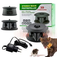 Odstraszacz kun Combosonic 3D ultradźwięki 1700m3 na poddasze, strych