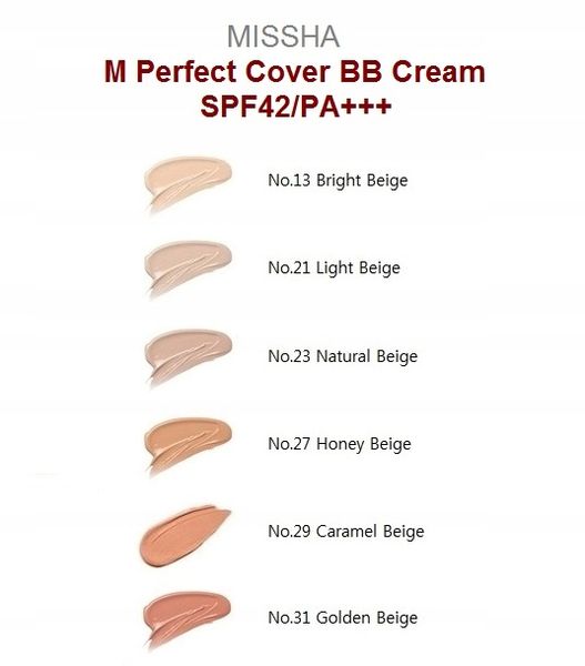 Krem Missha Perfect Cover 21 Light Beige BB 50ml zdjęcie 14