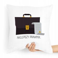 Poduszka Prezent Dla Prawnika Najlepszy Prawnik Z Nadrukiem Ze Zdjęciem