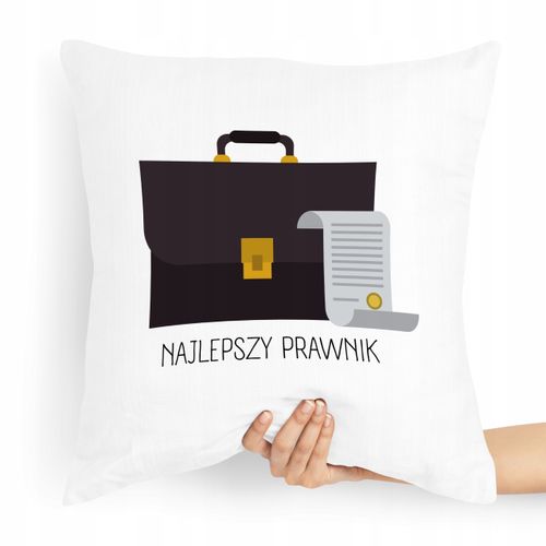 Poduszka Prezent Dla Prawnika Najlepszy Prawnik Z Nadrukiem Ze Zdjęciem na Arena.pl