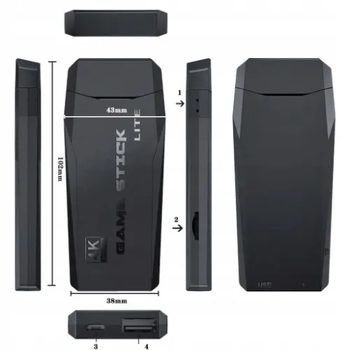 GRA 4K TELEWIZYJNA KONSOLA RETRO+2 PADY+10000 GRY na Arena.pl