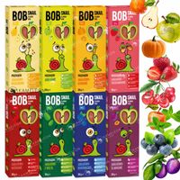 ŚLIMAK BOB SNAIL PRZEKĄSKA bez cukru glutenu 30G MIX SMAKÓW x 8szt 0,24KG