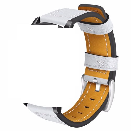 Pasek Skórzany / FITBIT VERSA / BIAŁY na Arena.pl