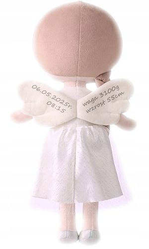 Prezent dla noworodka - LALKA Z METRYCZKĄ - Pamiątka na Chrzest - METOO 0+ na Arena.pl