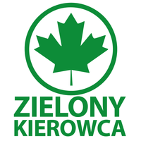 NAKLEJKA ZIELONY LISTEK ZIELONY KIEROWCA NA AUTO POCZĄTKUJĄCYCH KIEROWCÓW