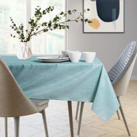 Obrus Plamoodporny VESTA 140x350 błękitny AmeliaHome