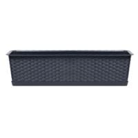 skrzynka balkonowa z podstawką  ratolla 50x17,3 cmxh15cm  antracyt