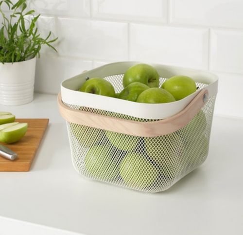IKEA RISATORP Kosz biały 25x26x18cm. na Arena.pl
