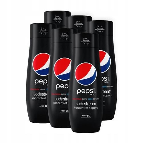 Syrop SODASTREAM Pepsi Max Zero bez cukru 6x440 ml na Arena.pl