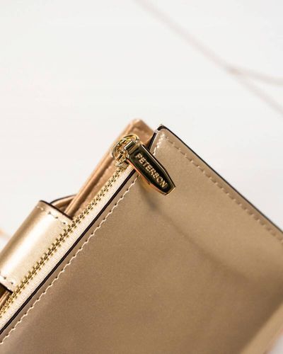 pojemny portfel damski ze skóry ekologicznej - peterson na Arena.pl