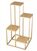 Nowoczesny Kwietnik Loft ZŁOTY SIMPLE 12 099/K-12-4K-75Z