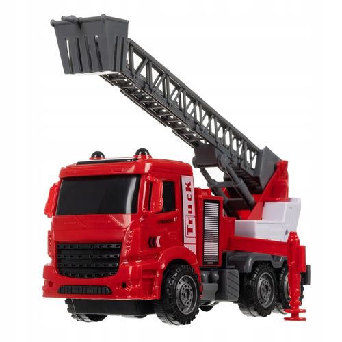 Wóz Strażacki Zabawka dla Dzieci Straż Pożarna Duży Zestaw 6 szt Ciężarówka na Arena.pl