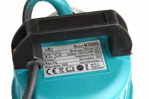 POMPA DO WODY BRUDNEJ CZYSTEJ ZATAPIALNA 1 CAL zdjęcie 6