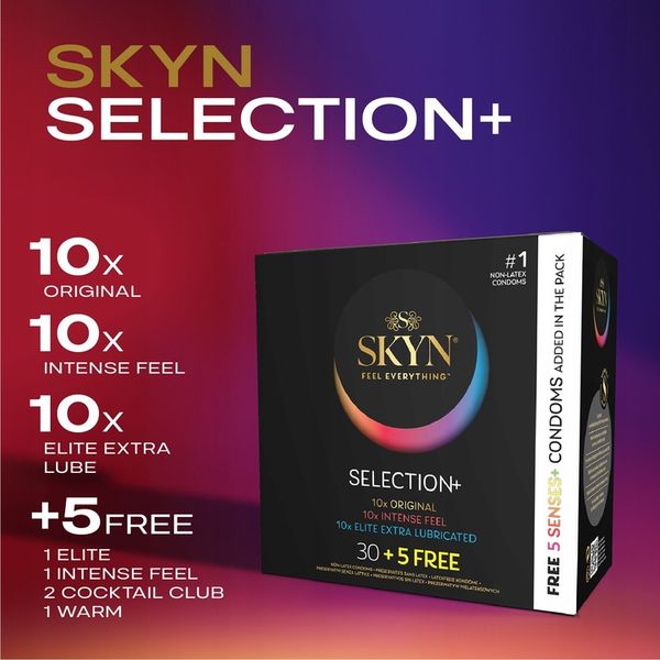 Prezerwatywy SKYN SELECTION SENSES 35szt. mix Intense Feel Original Elite zdjęcie 4