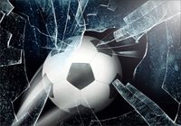 FOTOTAPETA FLIZ piłka nożna stadion gol 3D 400x280