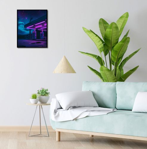 Plakat 40x50cm Moc Neonowej Nocy na Arena.pl