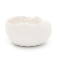Osłonka ceramiczna jajko wielkanocne skorupka jajka BIAŁA 10,5 cm