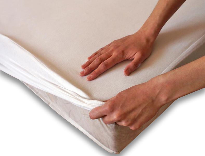 Ochraniacz 70x140 prześcieradło z gumką białe 2w1 zdjęcie 2