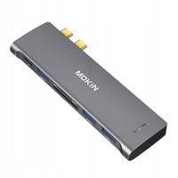 Mokin Adapter Hub Przejściówka 6W2 Do Macbooka Usb-C Do 3X Usb-A 1Xusb-C Sd