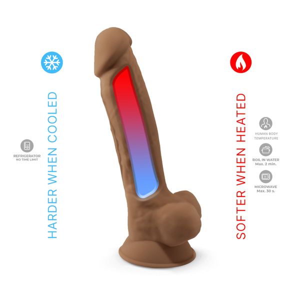 Dildo- Model 1 (7'') Caramel Box zdjęcie 6