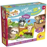 lisciani carotina baby logic 3d zwierzęta 2536