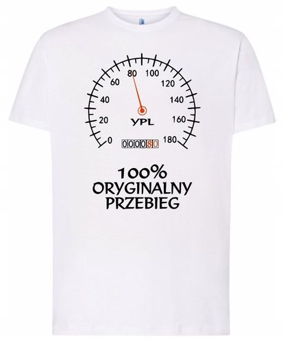 KOSZULKA MĘSKA NA PREZENT 100% ORYGINALNY 30 40 50 60 70 DLA NIEGO na Arena.pl
