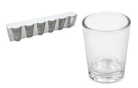 kieliszki szklane 50 ml do wódki klasyczne 5 x 3,5 cm kpl 6 szt. sgh-50503