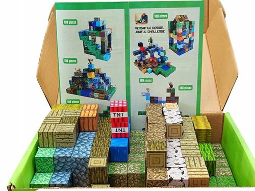 KLOCKI MAGNETYCZNE MOCNE KLOCKI SZEŚCIANY 25 EL na Arena.pl