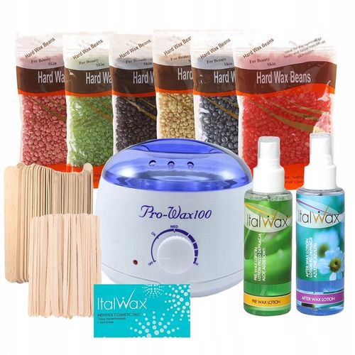 Zestaw startowy do depilacji PODGRZEWACZ+WOSKI+AKCESORIA na Arena.pl
