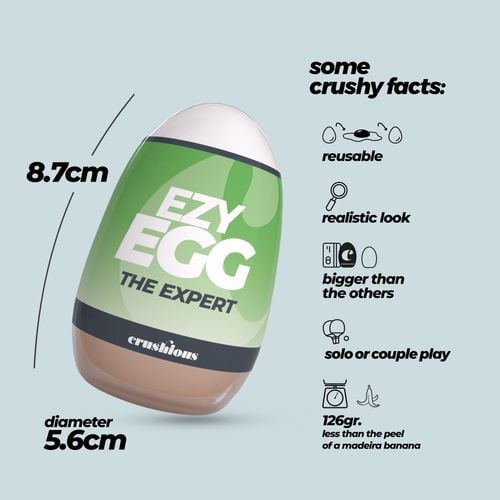 masturbator jajko crushious ezy egg 8,7 cm na Arena.pl