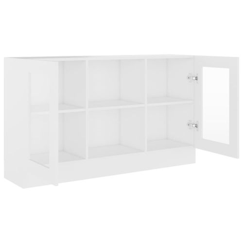 Witryna biała 120x305x70cm VidaXL na Arena.pl