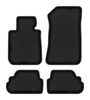 Dywaniki welurowe BMW 1 E88 Cabrio 2004-2011 czarne