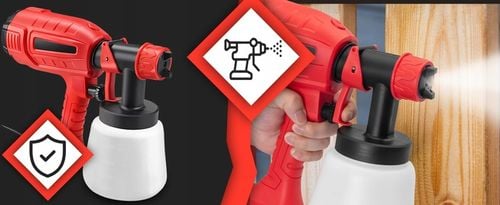 PISTOLET ELEKTRYCZNY NATRYSKOWY DO FARB 1200 ML AGREGAT MALARSKI 400W na Arena.pl