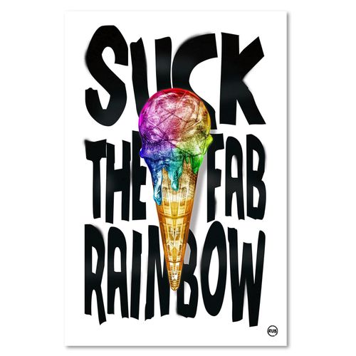 Deco Panel, Tęczowe lody 40x60 na Arena.pl