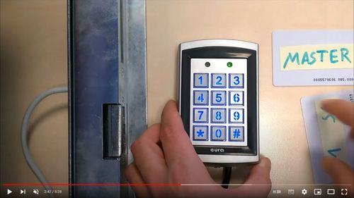 ZAMEK SZYFROWY EURA AC-30C7 DOMOFON SZYFRATOR RFID na Arena.pl