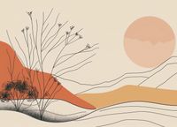 Plakat 18x13cm Pustynna Wydma