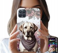 ETUI DO OPPO RENO 4 LITE - PIESEK PIESKI HUSKY PSIE WZORY + SZKŁO