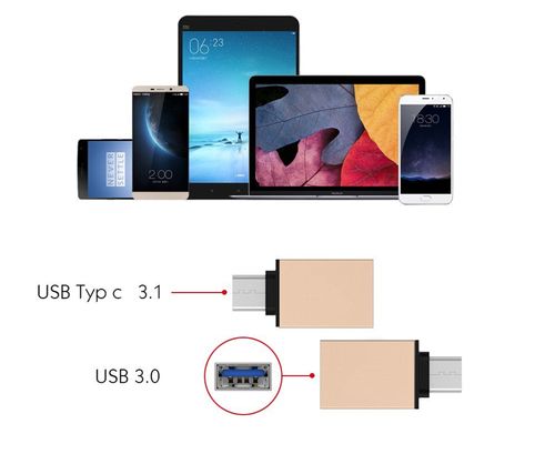 ADAPTER OTG USB-C typ C - USB 3.0 Myszka Pendrive na Arena.pl