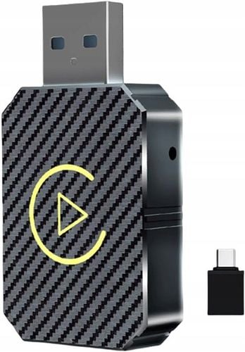 BEZPRZEWODOWY ADAPTER ANDROID AUTO CARPLAY 2 W 1 PLUG AND PLAY MINI CAR AI na Arena.pl