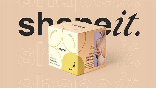 SHAPEIT. TAŚMA DO BIUSTU PODNOSZENIA BIUSTU TAPING PIERSI +INSTRUKCJA VIDEO na Arena.pl