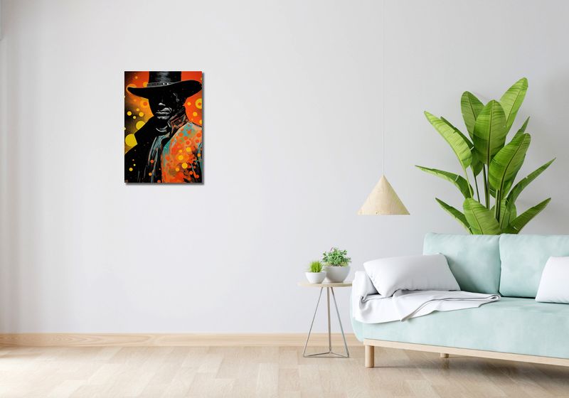 Obraz 40x60cm Kowboj Kosmosu zdjęcie 2