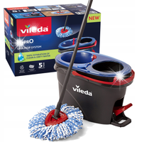 Mop obrotowy Vileda H2prO Dwukomorowe wiadro Trójkątna głowica