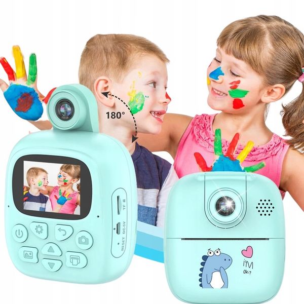 Aparat dla dzieci z drukarką NATYCHMIASTOWY prezent na dzień dziecka zdjęcie 3