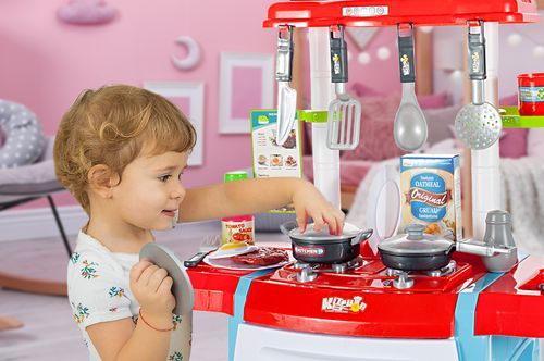 Kuchnia dla dzieci z piekarnikiem i zlewem Niebieska na Arena.pl